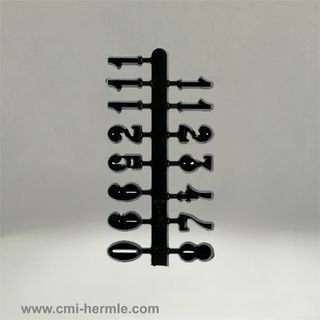 Black Arabic Numerals 20mm