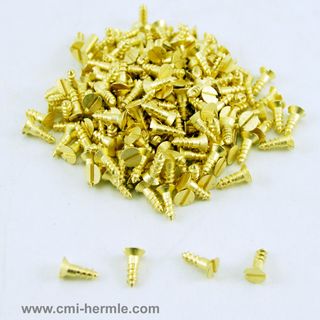 4G x 3/8 Brass Screw Csk (200 pack)