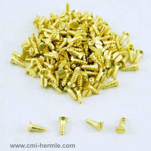 4G x 3/8 Brass Screw Csk (200 pack)