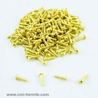 2G x 3/8 Brass Screw Rnd (200 pack)