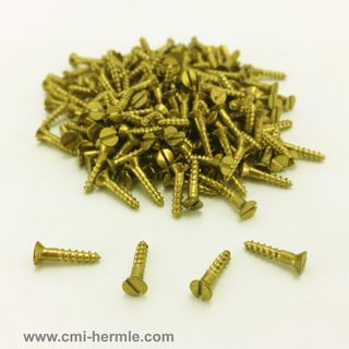 1G x 3/8 Brass Screw Csk (200 pack)