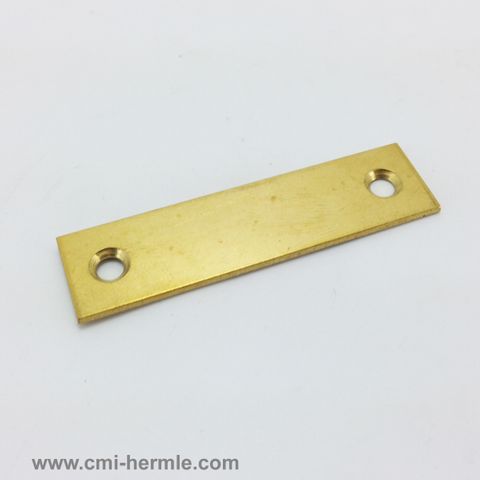 Solid Brass Lock Strike Plate