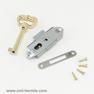 Narrow Door Stile Lock with Key