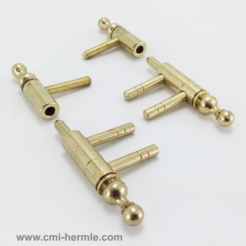 75mm Lift Off Brass Barrel Hinge(pair)