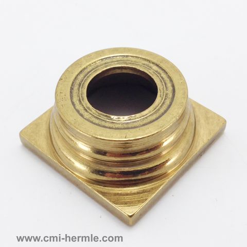 Polished Brass Column Base 30mm x 14mm