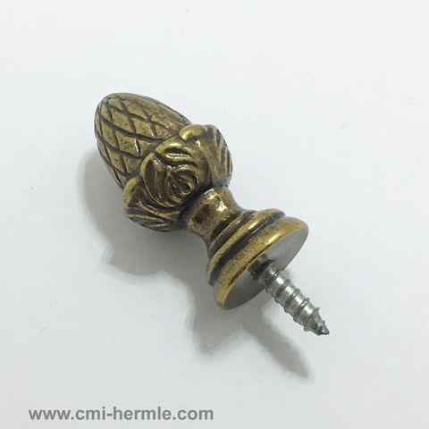 Brass Bronze Acorn 36mm x 19mm