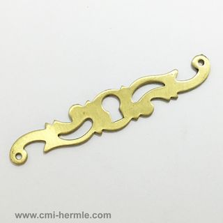 Polished Brass Key Plate - Horizontal