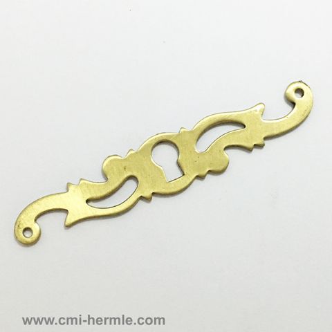 Polished Brass Key Plate - Horizontal