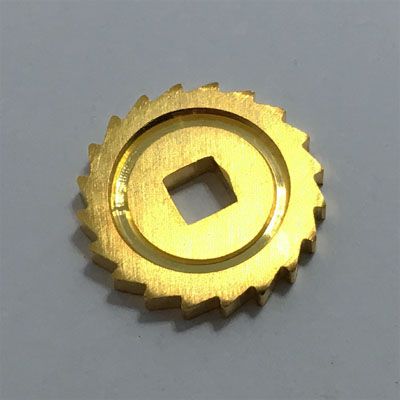 Brass Ratchet Wheel 15mm Dia.