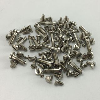 Assorted Nickel Screws - 100 Pack