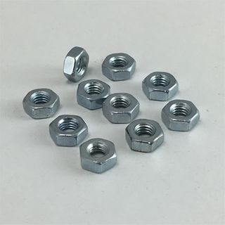 Hex Nuts Zinc M3 (10 pack)