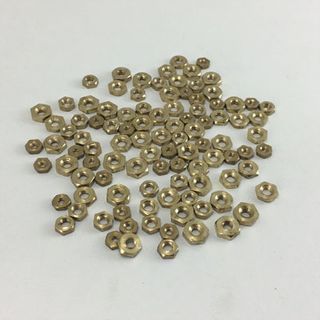 100  asst Hex Nuts Brass