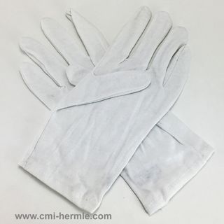 Hermle White Cotton Gloves