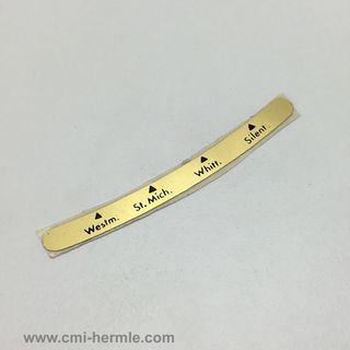Triple Chime Label -Hermle