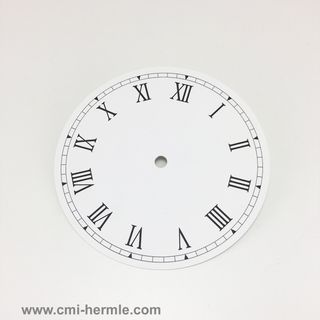 White Card Dial 130mm Roman