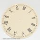 Cream Card Dial 210mm Roman