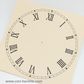 Cream Card Dial 210mm Roman