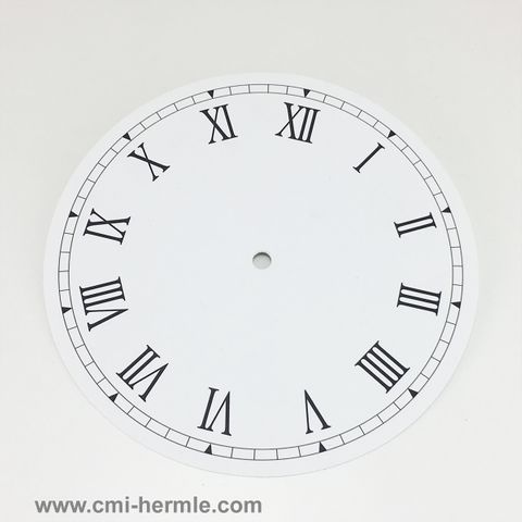 White Styrene Dial 170mm Roman