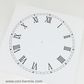 White Styrene Dial 170mm Roman