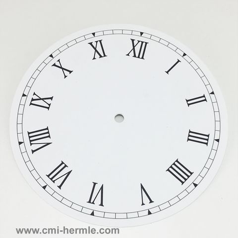 White Styrene Dial 190mm Roman