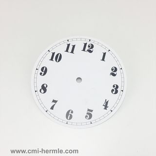 White Styrene Dial 120mm Arabic