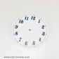 White Styrene Dial 120mm Arabic