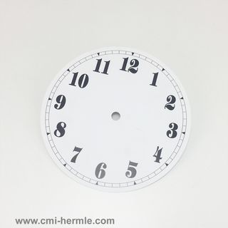 White Styrene Dial 130mm Arabic