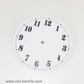 White Styrene Dial 140mm Arabic