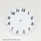 White Styrene Dial 160mm Arabic