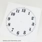 White Styrene Dial 160mm Arabic