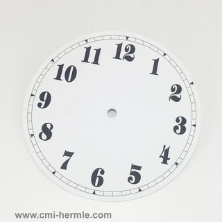 White Card Dial 170mm Arabic