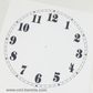 White Card Dial 210mm Arabic