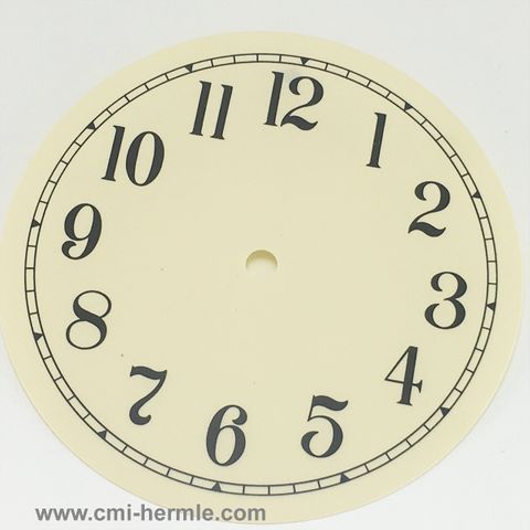 Cream Card Dial 210mm Arabic