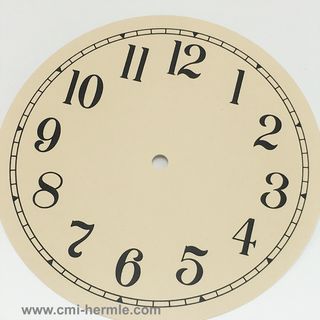 Cream Card Dial 250mm Arabic