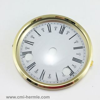 Bezel Dial 100mm Roman White suit 130/131