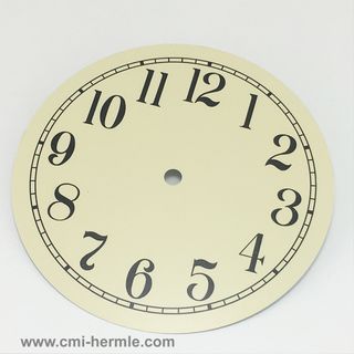 Metal Dial 175mm Arabic Cream