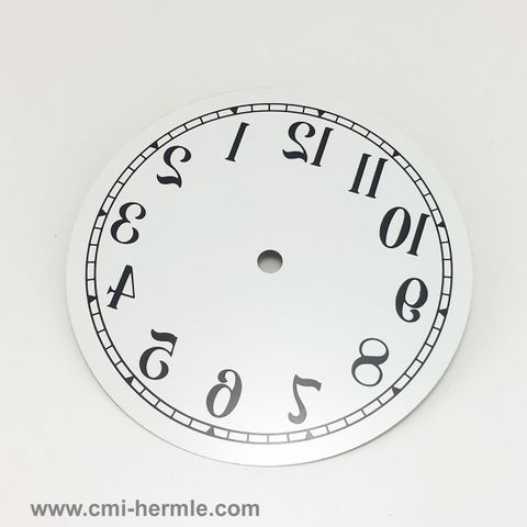 Reverse Metal Dial 150mm White