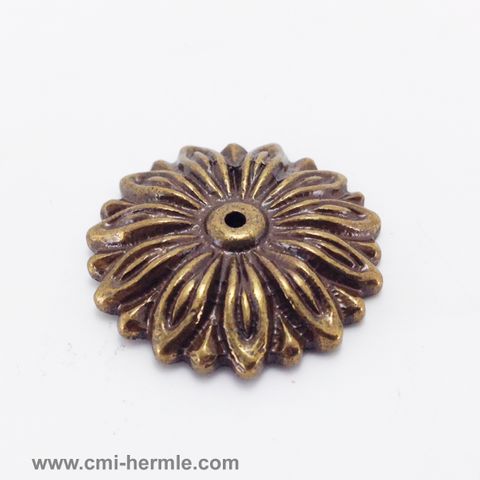 Bronze Brass Rosette 25mm Diameter