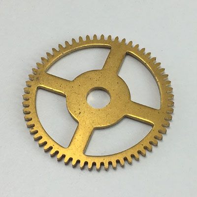 Brass Gear 37.5mm Dia. 59 Teeth