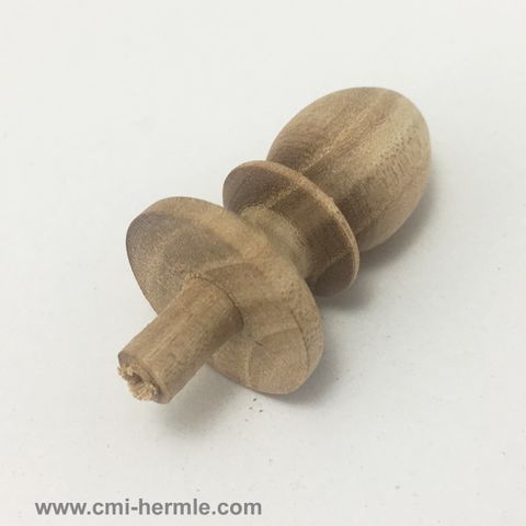 Wood Turned Acorn Finial 20 x 32mm