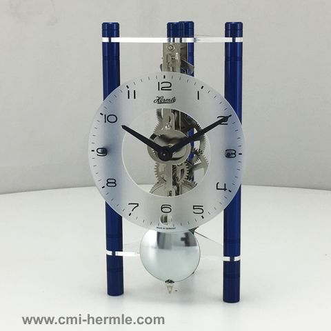 Lakin - Table Clock Blue Arabic