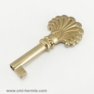 Polished Brass Key 65mm x 30mm