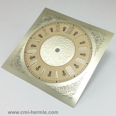 Metal Golden Dial Roman 190mm Sq