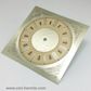 Metal Golden Dial Roman 190mm Sq