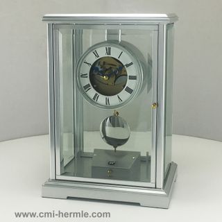 Excalibur - Table Clock in Alloy and Glass
