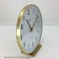 Fremont - Table Clock in Brass