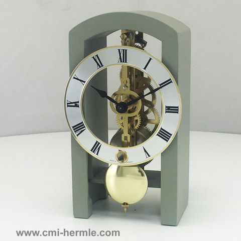 Patterson - Table Clock in Pastel Grey