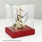 Skeleton Table Clock in Christmas Red **BEST BUY**