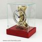 Skeleton Table Clock in Christmas Red **BEST BUY**