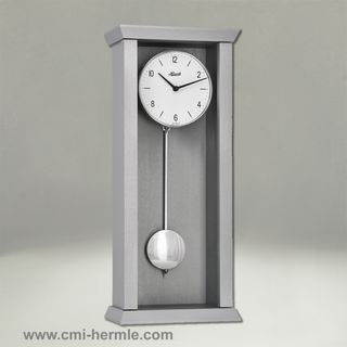 Silver Wall Clock Quartz
